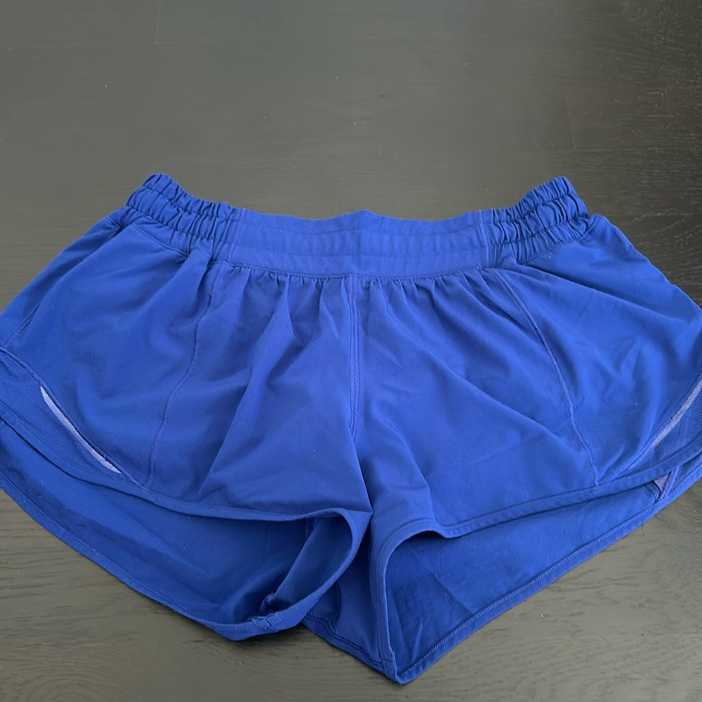 Larkspur Blue Lululemon Shorts Hotty Hot